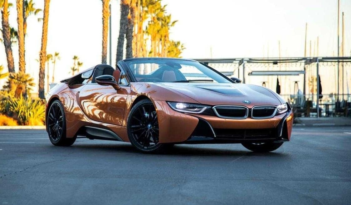 BMW I8 Roadster 2019 Gold
