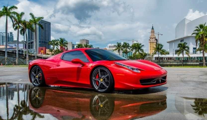 Ferrari 458 Spyder Red